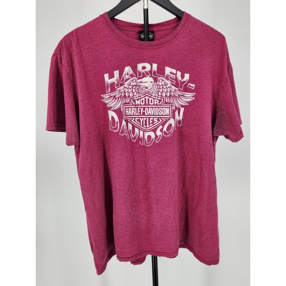 Harley-Davidson Aruba Dealer Graphic T-Shirt Pink Heather XL Women